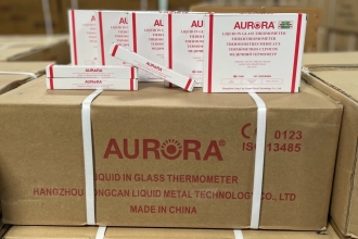 Nhiệt kế thuỷ tinh AURORA model 6001-A/B