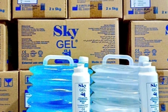 GEL SKY - MALAYSIA đã cập cảng, đủ 2 màu xanh, trắng