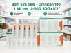 BƠM TIÊM TIỂU ĐƯỜNG (INSULINE) OMNICAN HÃNG BBRAUN (ĐỨC)