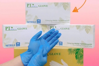Găng tay PT-VN về hàng mã sản phẩm mới - Găng tay NiTrile 4.0g: màu trắng /xanh/đen